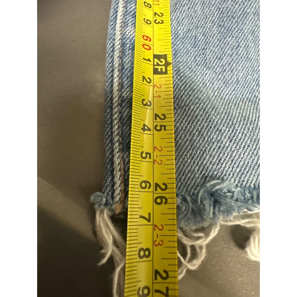 Pistola Cassie High Rise Straight Jeans‎ Rare Proto Sample Raw Hem Grunge Indie